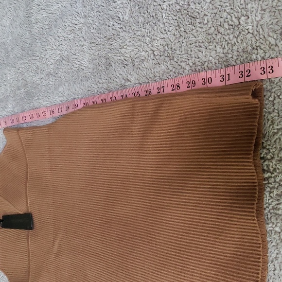 House of Harlow 1960 NWT V-Neck Knit Ribbed Sweater Dress Small Sleeveless - Picture 12 of 15